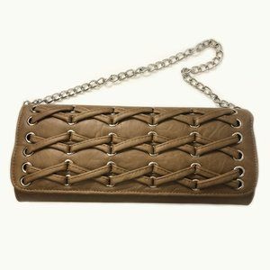 Brown Diax Evening Clutch | Handbag | Purse